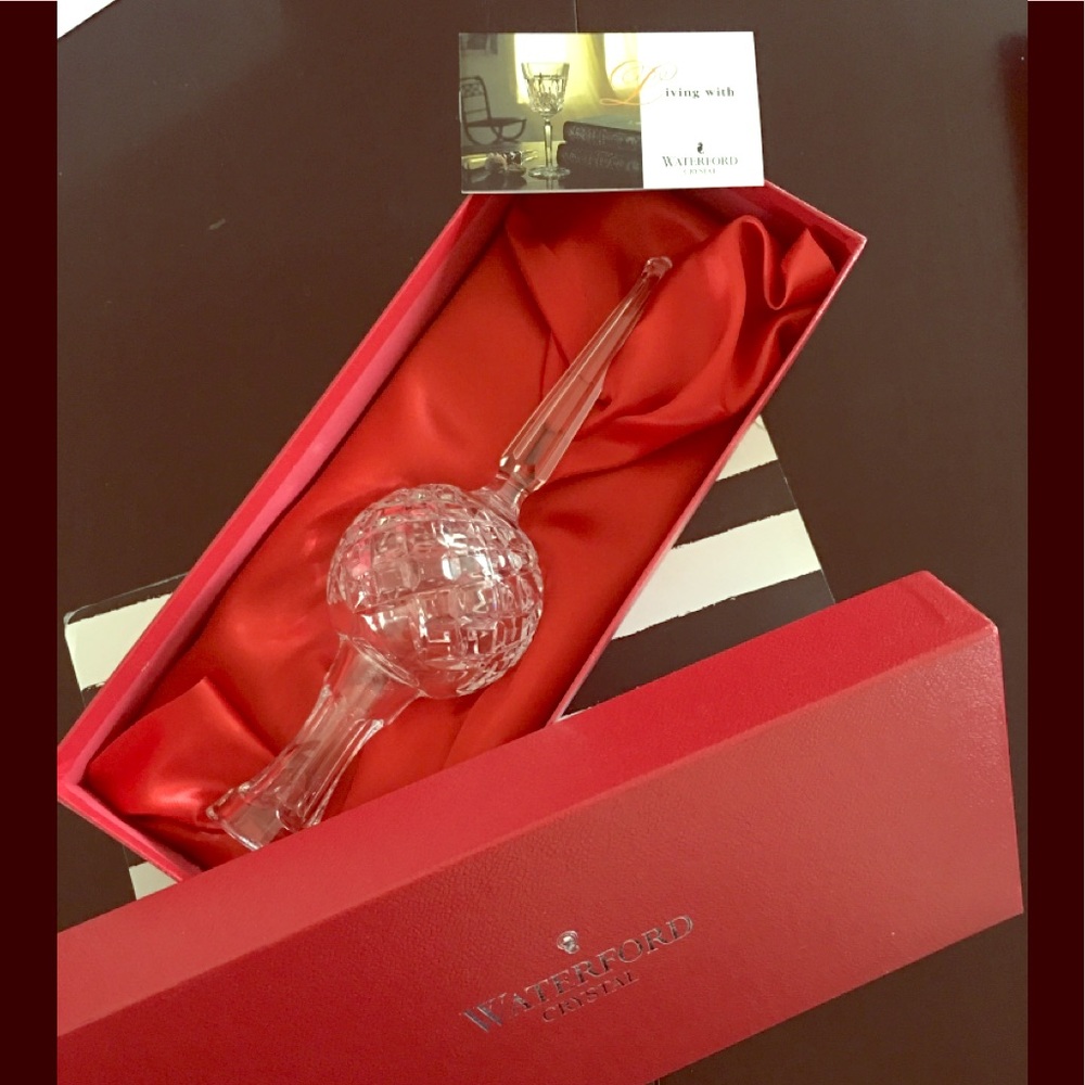 Waterford Crystal Christmas Tree Topper - New!